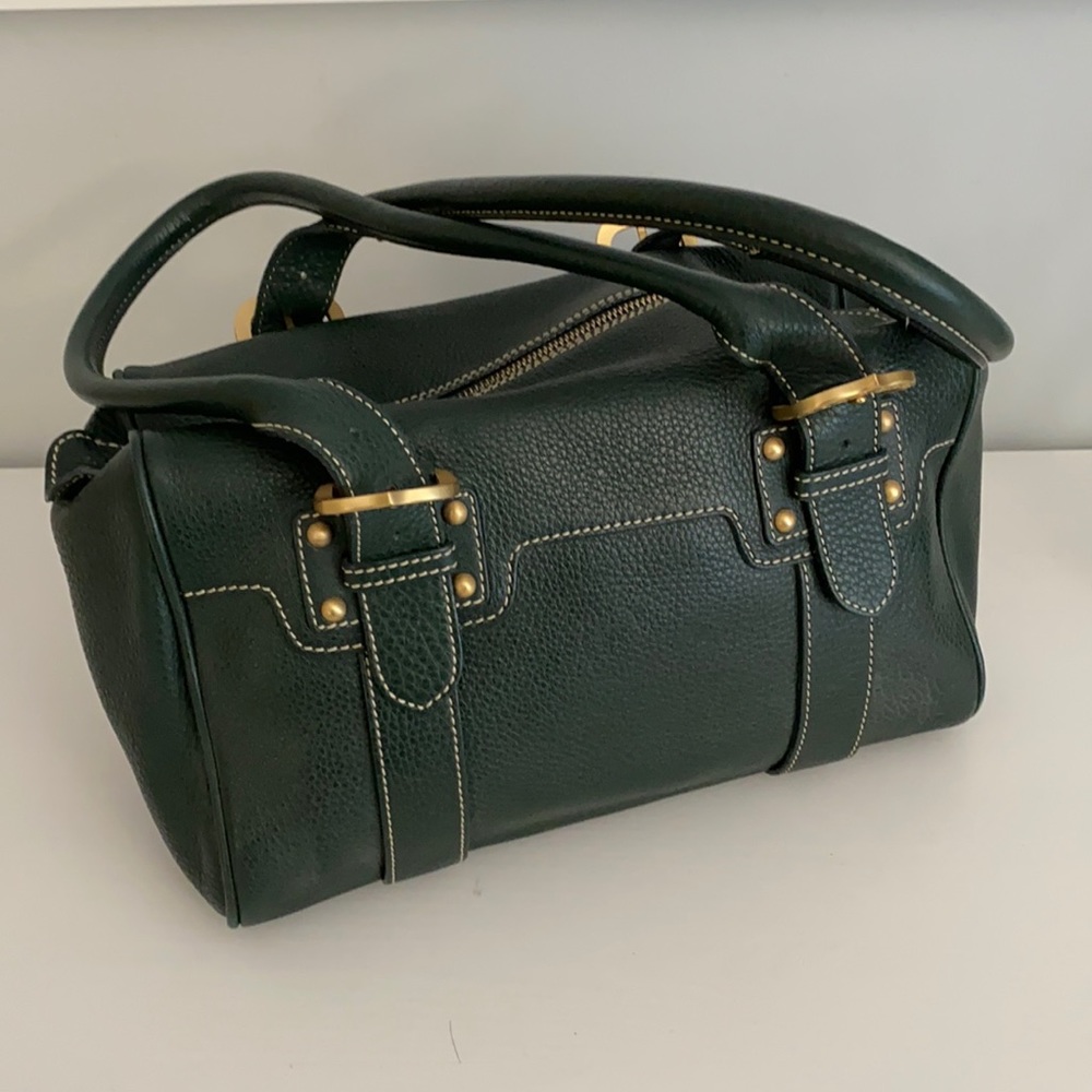 Forest green leather Dooney and Bourke bag